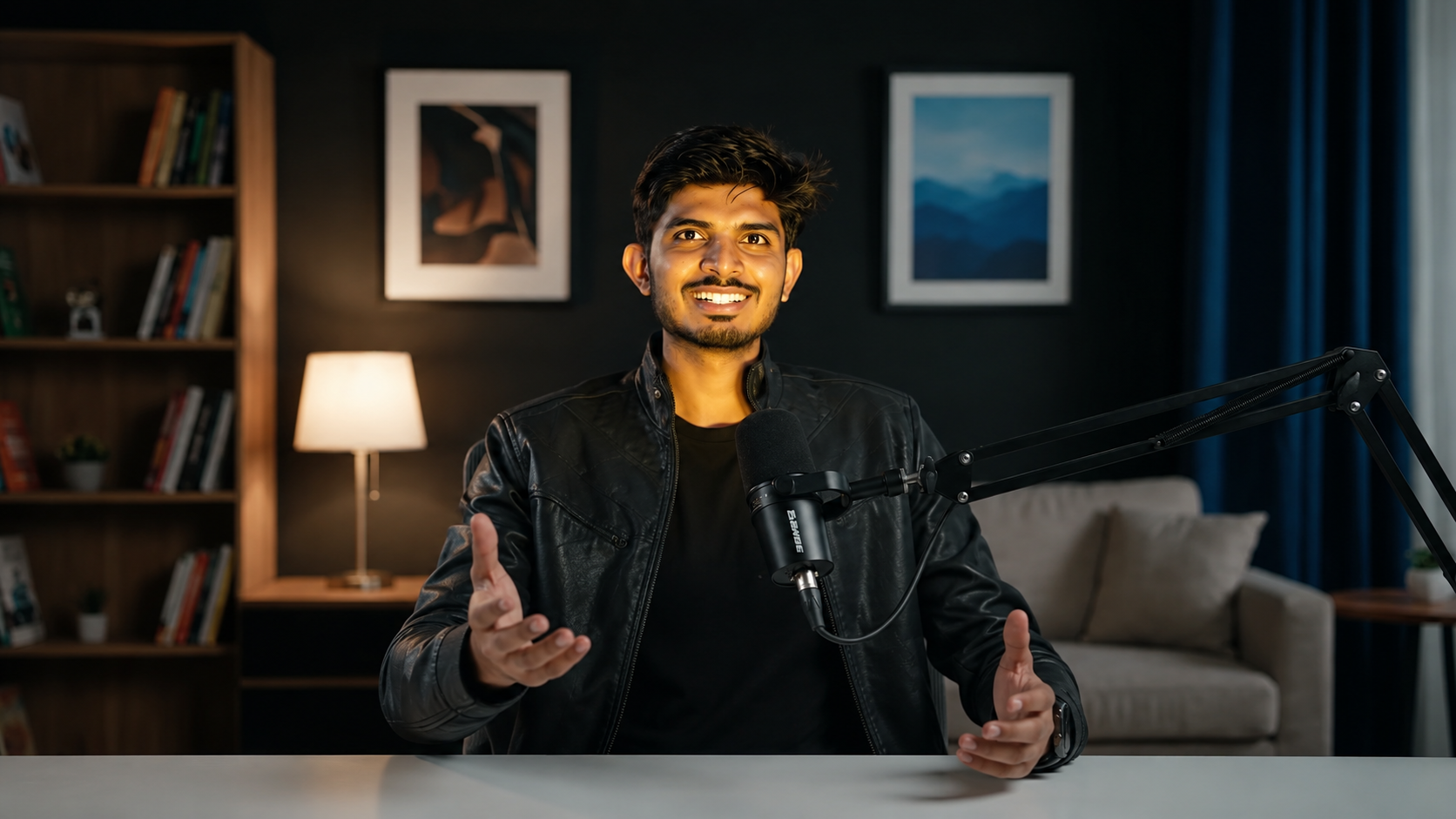 Mayur Chaudhari explaining AI automation